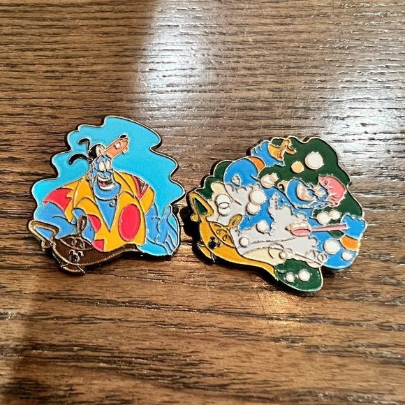 Disney Accessories - 💛 (5/$35) - Set of 2 DISNEY WDW 2015 Hidden Mickey Genie Series Pins: 2/6 & 3/6